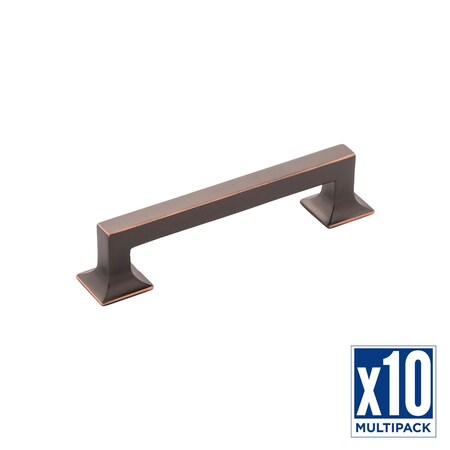 Hickory Hardware Pull 5-1/16 Inch (128mm) Center to Center, 10PK P3012-OBH-10B